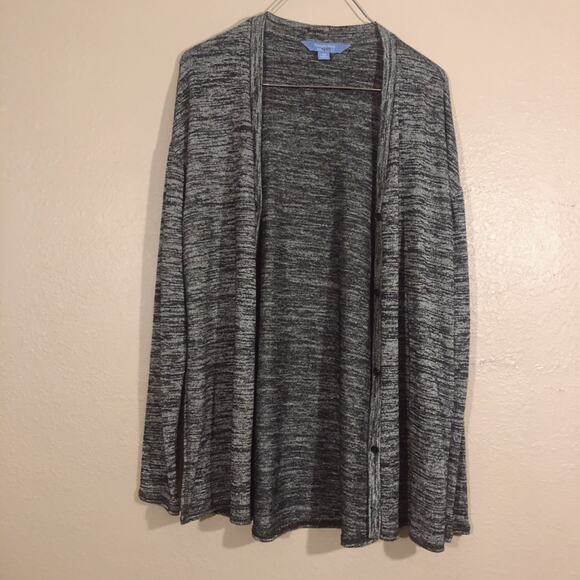 Simply Vera Vera Wang Space Dyed Cardigan - Picture 3 of 8